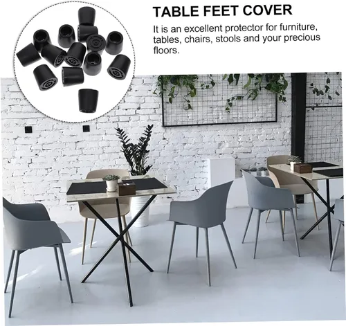 Miniatura 3 de OSALADI 20 protectores de sofá de goma para muebles, protectores de sofá, protectores de muebles, puntas de caña, tapas de patas de muebles
