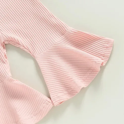 Miniatura 7 de Mubineo Mameluco básico de verano para niña pequeña, de punto liso, sin mangas, con parte inferior acampanada