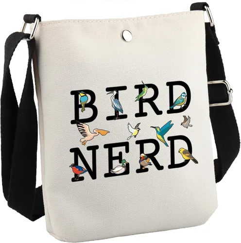 GJTIM Ornitólogo Regalo Bird Nerd Bird Observación de Aves Cremallera Bolsa de Maquillaje para los amantes de las aves, Bird Nerd CB, M, Lindo
