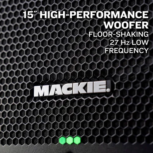 Miniatura 4 de Mackie Thump15Sv4 - Subwoofer profesional de 15 pulgadas. SPL de 132 dB, baja frecuencia de 27 Hz, modos de paso alto seleccionables, interruptor