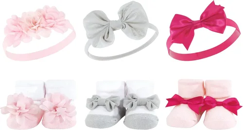 Miniatura 12 de Hudson Baby Conjunto de regalo de diadema y calcetines para niña