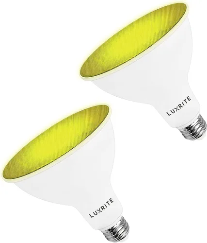 Miniatura 14 de LUXRITE Bombilla LED PAR38 azul de inundación, 8 W (equivalente a 45 W), bombilla LED azul de inundación, clasificación húmeda, certificación UL