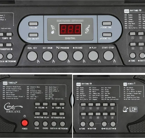 Miniatura 3 de Teclado de piano iluminado para principiantes, adultos, adolescentes, niños, teclado electrónico de música de 61 teclas con modos de enseñanza