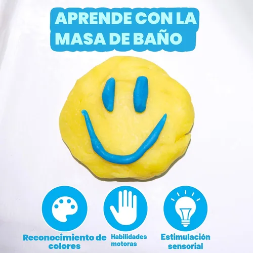 Miniatura 8 de Tub Works® Bath Dough™ Juguete de baño de jabón moldeable para niños, variedad de 6 unidades Forma, moldea y crea arte de bañera con masa jabonosa