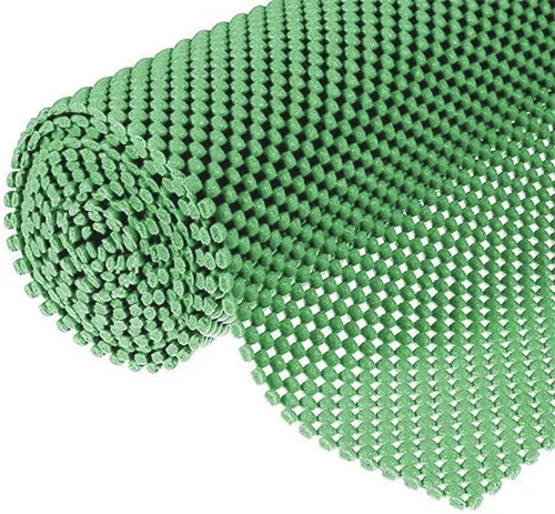 Miniatura 12 de Forro para Estantes Forro para Cajones Tapete Antideslizante Forros para Estantes 12" X 6.5' Patrón de Cuadrícula PVC No Adhesivo Forro con Agarre