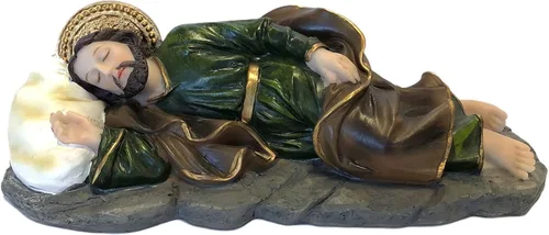Estatua de San José Dormido de 8 pulgadas Estatua Religiosa Católica Santo San José Dormido Estatua Imagen