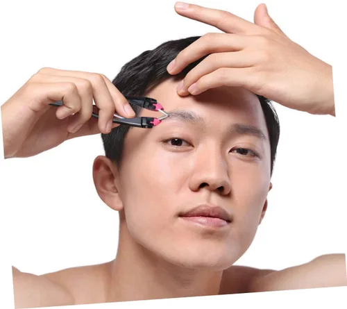 Miniatura 5 de Kit de pinzas retráctiles automáticas para cejas, herramienta de extracción de cejas de precisión, acero inoxidable de primera calidad para un aseo
