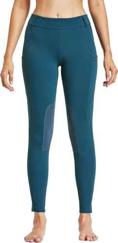 Miniatura 3 de FitsT4 - Pantalones de equitación para mujer con parche a la rodilla