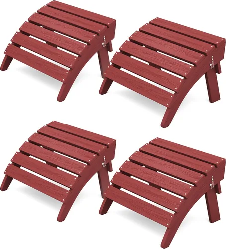 Miniatura 24 de KINGYES Otomana Adirondack plegable para silla Adirondack, Aruba