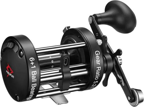 Miniatura 9 de Piscifun Chaos XS Carrete de Pesca Baitcasting, Carrete Baitcaster Redondo de Cuerpo Metálico Reforzado, Carrete Suave y Potente para Agua Salada