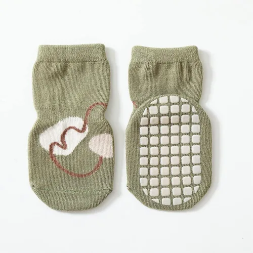 Miniatura 4 de Adeimoo Calcetines antideslizantes de algodón con diseño de dibujos animados para bebés y niñas pequeñas