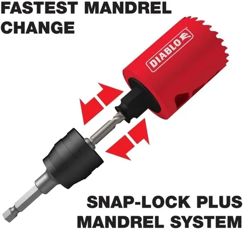 Miniatura 4 de Freud Lit 2-1/4 (57MM) Carburo GP HOLESAW, DHS2250CT