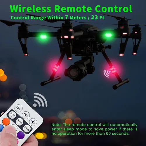 Miniatura 3 de 4 piezas de luces estroboscópicas LED inalámbricas para automóvil, luz intermitente recargable USB tipo C, luces estroboscópicas con control remoto