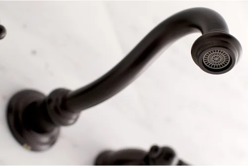 Miniatura 5 de Kingston Brass KS3125AL - Grifo de baño vintage con 2 manijas para montaje en pared, bronce aceitado Oil Rubbed Bronze