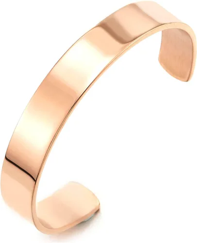 Miniatura 7 de Pulsera ajustable de acero inoxidable COOLSTEELANDBEYOND para hombres y mujeres minimalista