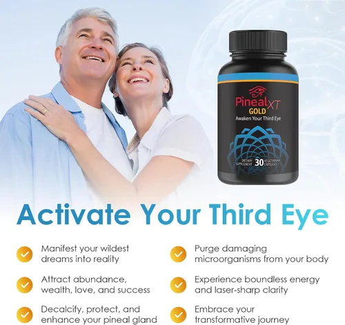 Miniatura 6 de Pineal XT Gold - Suplemento de glándula pineal - Despertar del tercer ojo - Suplemento de enfoque y memoria para el cerebro - 7 ingredientes
