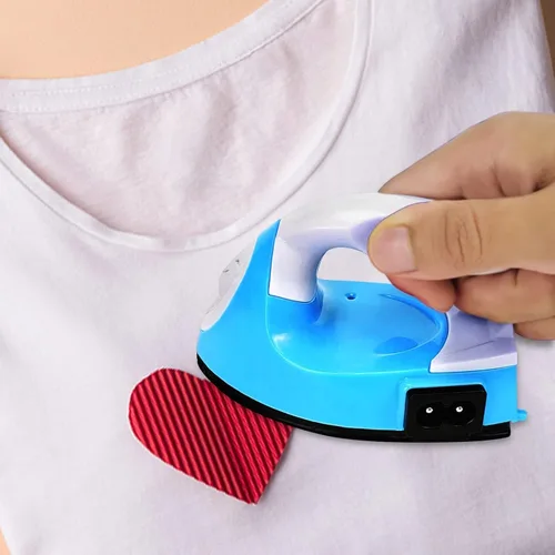 Miniatura 4 de Mini máquina de plancha de calor, mini plancha eléctrica portátil, pequeña prensa de calor, mini prensa de hierro para ropa, zapatos, bolsas