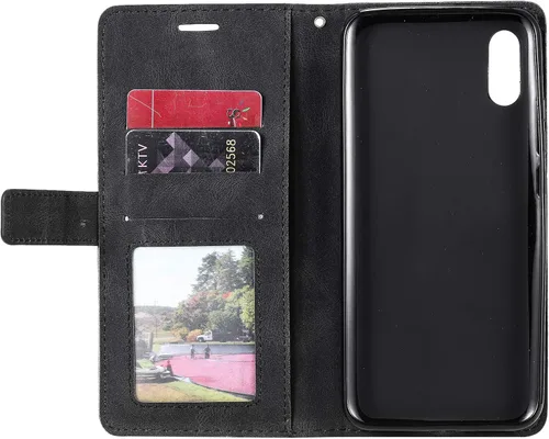 Miniatura 4 de Funda para Xiaomi Redmi 9A Caso,Funda para Xiaomi Redmi 9A M2006C3LC M2006C3LG / Redmi 9AT M2006C3LVG / Redmi 9i M2006C3LII Funda Flip Pu Leather
