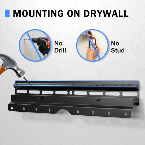 Miniatura 3 de XINLEI Soporte de pared para TV sin perno, colgador de TV sin taco para paneles de yeso para la mayoría de televisores de pantalla plana de 12 a 55