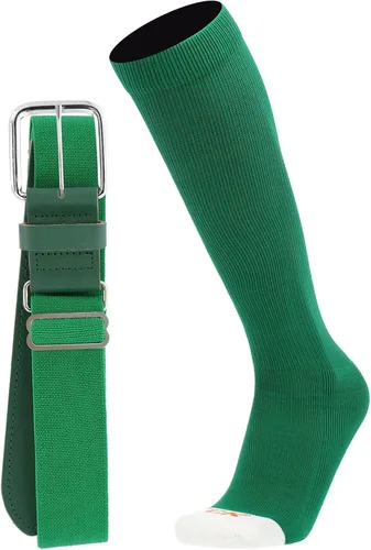 Miniatura 19 de MadSportsStuff - Combo de calcetines y cinturón de sóftbol o béisbol, tallas profesionales para jóvenes y adultos