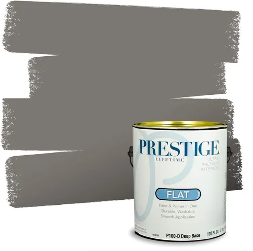 Miniatura 79 de PRESTIGE Paints - Pintura interior e imprimación en uno, 1 galón, cáscara de huevo, pimienta envejecida