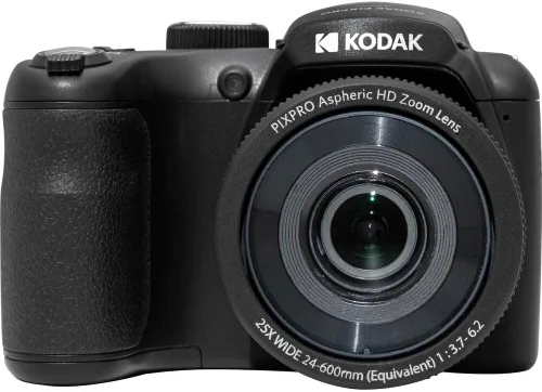 Miniatura 2 de Kodak PIXPRO AZ255 - Cámara digital (negro), zoom óptico de 25X, 16MP, video de 1080p, tarjeta SD de 64 GB, baterías AA extra recargables, cargador
