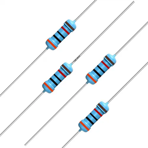 Miniatura 61 de California JOS 100 unidades de resistencia de 0.12 ohmios 1/4w (0.25 W) Resistencia fija de película metálica de tolerancia ±1%, más de 189 valores