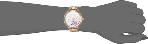 Miniatura 4 de Nine West Reloj de pulsera con detalles de cristal para mujer