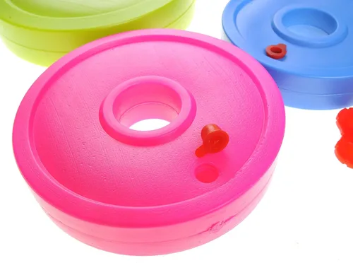 Miniatura 4 de PowerTRC Juguete de playa para niños con barra para ejercicios de simulación, relleno de pesas ajustables con agua o arena, entrenamiento, gimnasio
