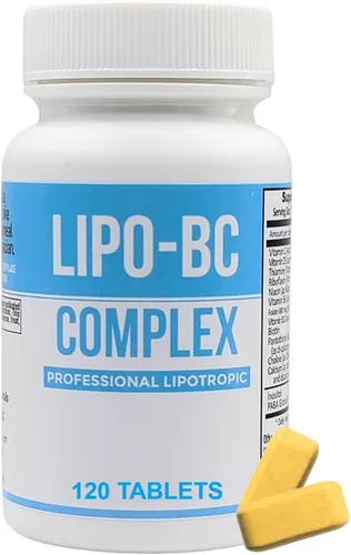 Legere Pharmaceuticals Lipo-BC B-Complex, píldoras lipotrópicas para energía limpia y bienestar (120 tabletas)