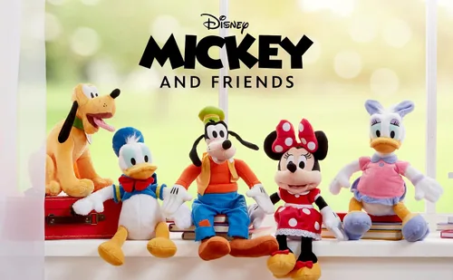 Miniatura 6 de Disney - Peluche pequeño de Mickey Mouse de 15 pulgadas