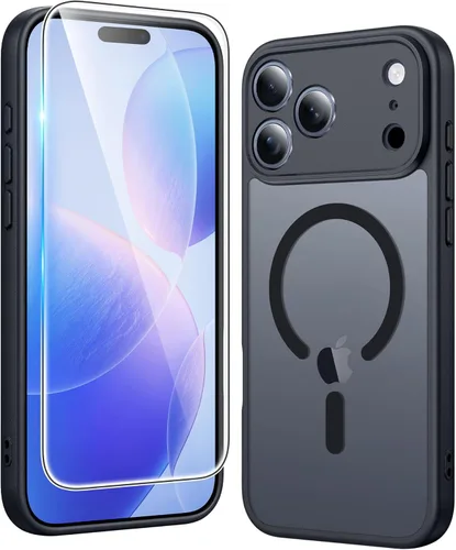 Miniatura 1283 de FNTCASE Funda para iPhone 13 Pro-Max: Fundas magnéticas transparentes compatibles con Magsafe Slim anti amarillamiento protección contra caídas