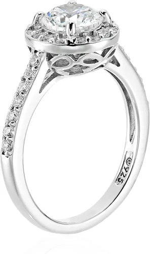 Miniatura 2 de Tienda Essentials Anillo redondo de plata de ley chapada en platino o oro hecho con circonitas Infinite Elements, (anteriormente colección Tienda)