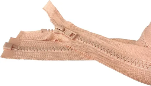 Miniatura 9 de Cremallera Vislon de 24 pulgadas, parte inferior separadora de plástico moldeado YKK #5 – Peso medio por cada uno (color seleccionado) (Beige - 573)