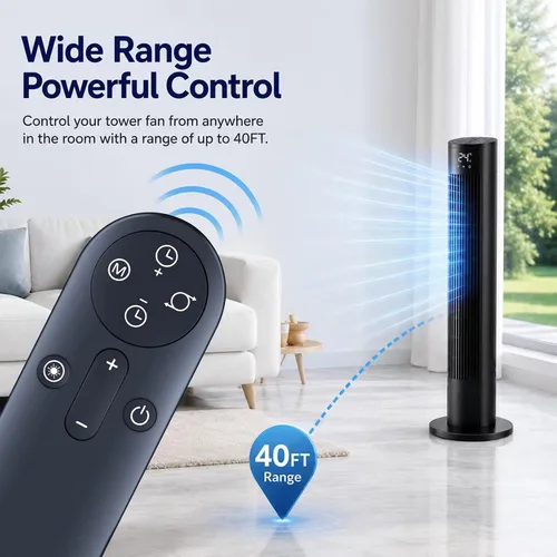 Miniatura 5 de Replacement Remote Control for Lasko Ascend Tower Fan OST100 EST100 RST200