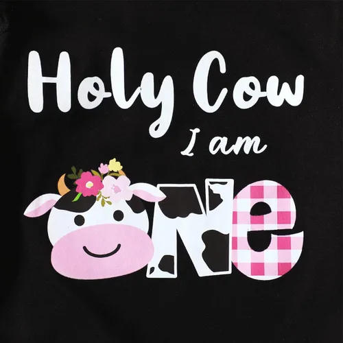 Miniatura 47 de Traje de primer cumpleaños para niña - Holy Cow I'm One