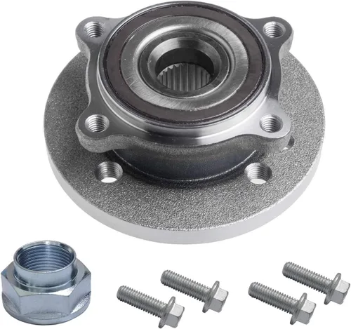 Miniatura 2 de TUCAREST 513226 x 2 rodamiento de rueda delantera y conjunto de cubo con pernos compatible con Mini Cooper 2002 2003 2004 2005 2006