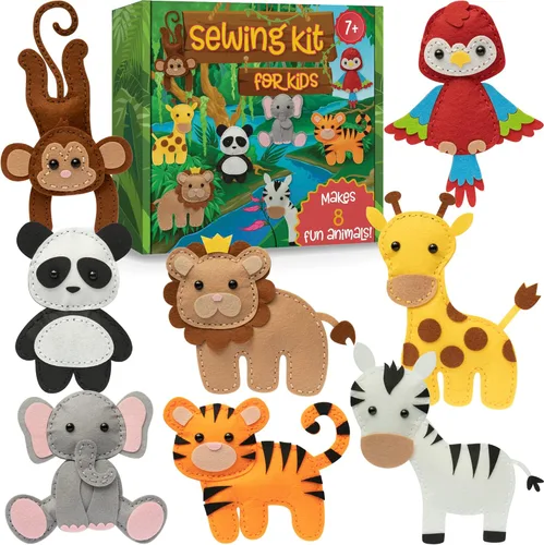 Miniatura 9 de Craftorama Kit de costura para niños, divertido y educativo juego de manualidades de cuento de hadas para niños y niñas de 7 a 12 años, kit