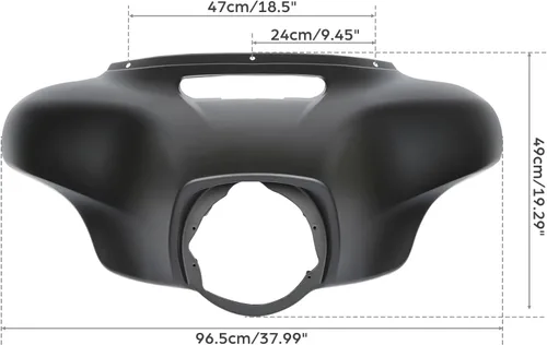 Miniatura 3 de TCMT Carenado de murciélago exterior delantero para Harley Touring Street Glide 2014-23 Electra Glide Ultra Classic 14-19 CVO Street Glide 14-22
