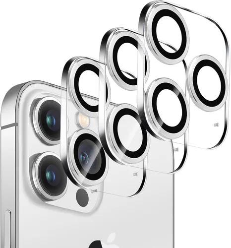 Miniatura 12 de Pack de 3 protectores de lente de cámara de vidrio templado Dengduoduo para iPhone 13 Pro de 6.1" y iPhone 13 Pro Max de 6.7", brillo de diamantes