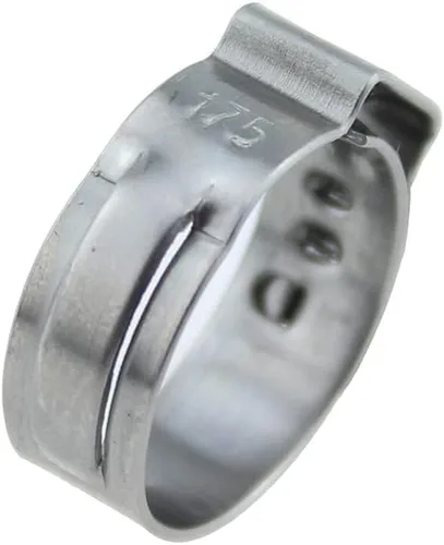 Miniatura 2 de LPEX Cinch Clamp RLECS - 30 abrazaderas de acero inoxidable plateado de 1/2 pulgada (0.689 in), abrazaderas de apriete para conexiones de tubería PEX