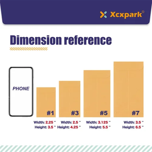 Miniatura 4 de Xxcxpark 500 sobres para monedas #1, sobres de papel kraft marrón de 2-1/4 x 3-1/2 pulgadas, sobres clásicos de papel kraft para piezas pequeñas