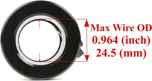 Miniatura 2 de TEMCo - Buje pelacables para cable de 500 MCM CU / 600 MCM AL THHN o XHHW THA074