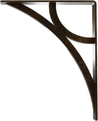 Miniatura 4 de Ekena Millwork BKTM02X10X12TGLABS Soporte de metal, 2 pulgadas de ancho x 10 pulgadas de profundidad x 12 pulgadas de alto, latón envejecido