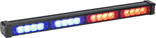 LAMPHUS SolarBlast SBLS44, barra de luces LED de advertencia de emergencia para cubierta, 16 W, azul y rojo