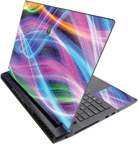 Miniatura 51 de MightySkins - Skin brillante con purpurina para Alienware M17 R3 (2020) y M17 R4 (2021) - Diversión de los años 90 Acabado duradero con purpurina