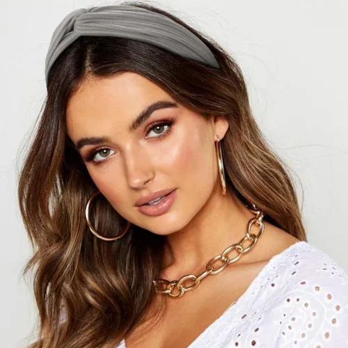 Miniatura 73 de DRESHOW Paquete de 8 diademas anudadas para mujer, con tiras cruzadas, antideslizantes, bohemias, trenzadas, accesorios para el cabello