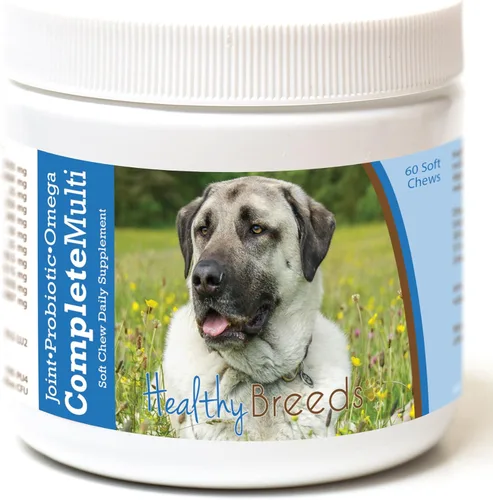 Miniatura 16 de Healthy Breeds Pug todo en uno multivitamínico suave masticable 60