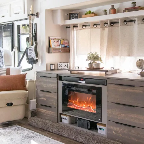 Miniatura 3 de Touchstone Sideline - Chimenea eléctrica empotrable