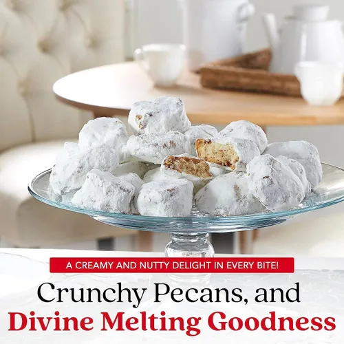Miniatura 8 de David's Cookies - Galletas gourmet de mantequilla y pecana con pecanas crujientes y azúcar en polvo, ingredientes totalmente naturales, kosher